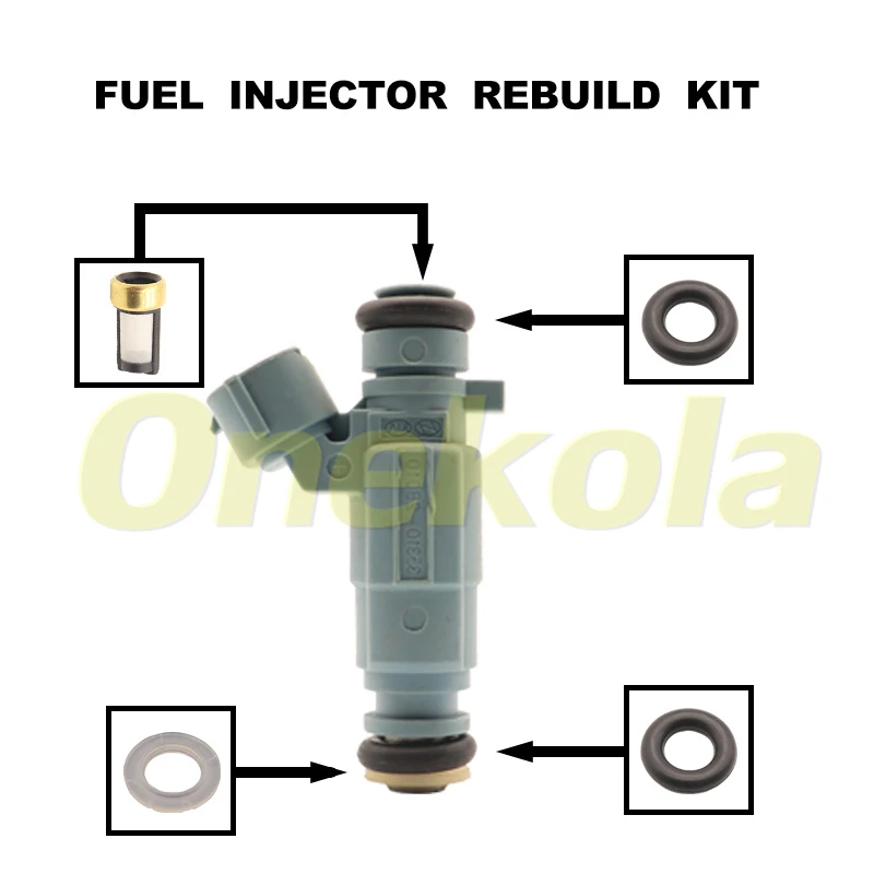 

Fuel Injector Service Repair Kit Filters Orings Seals Grommets for HYUNDAI MATRIX ACCENT GETZ I10d2 35310-2B010