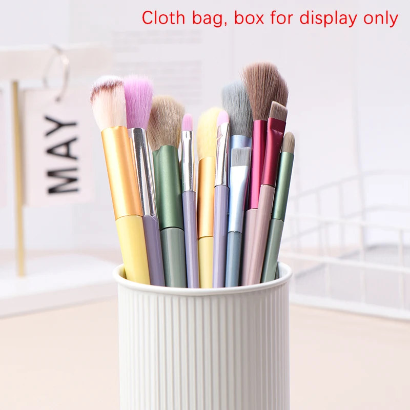 13 шт. набор мягких пушистых кистей для макияжа косметики тональный крем румяна