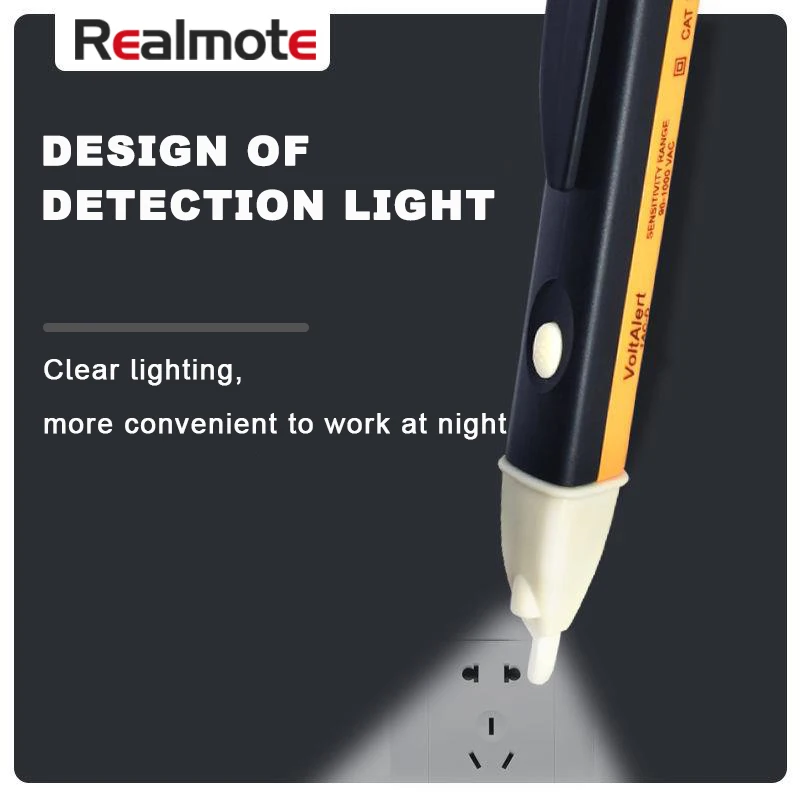 Умный Бесконтактный Детектор Напряжения Ручка 90-1000 В Датчик Электрического Тока