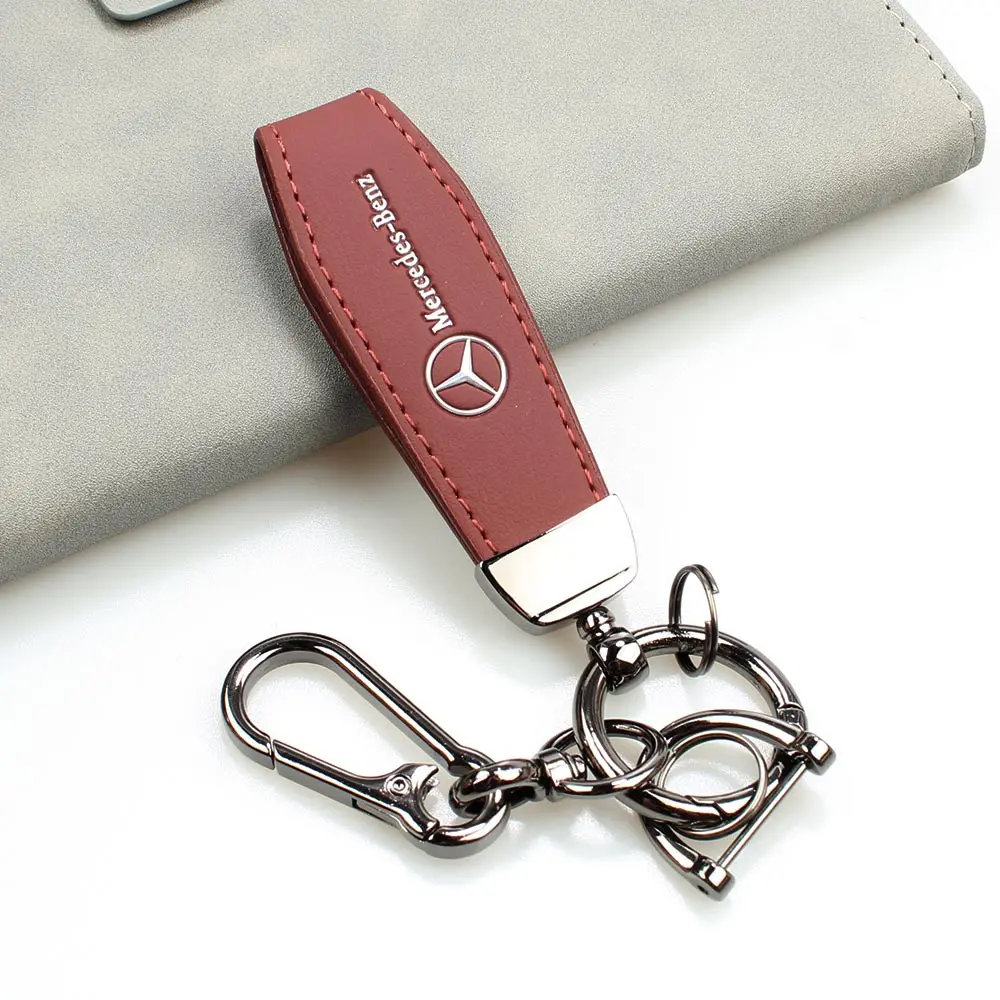 

Автомобильный винтажный кожаный брелок для ключей из цинкового сплава для Mercedes Benz Maybach W108 W124 W126 W140 W168 W169 W176 W177 W203