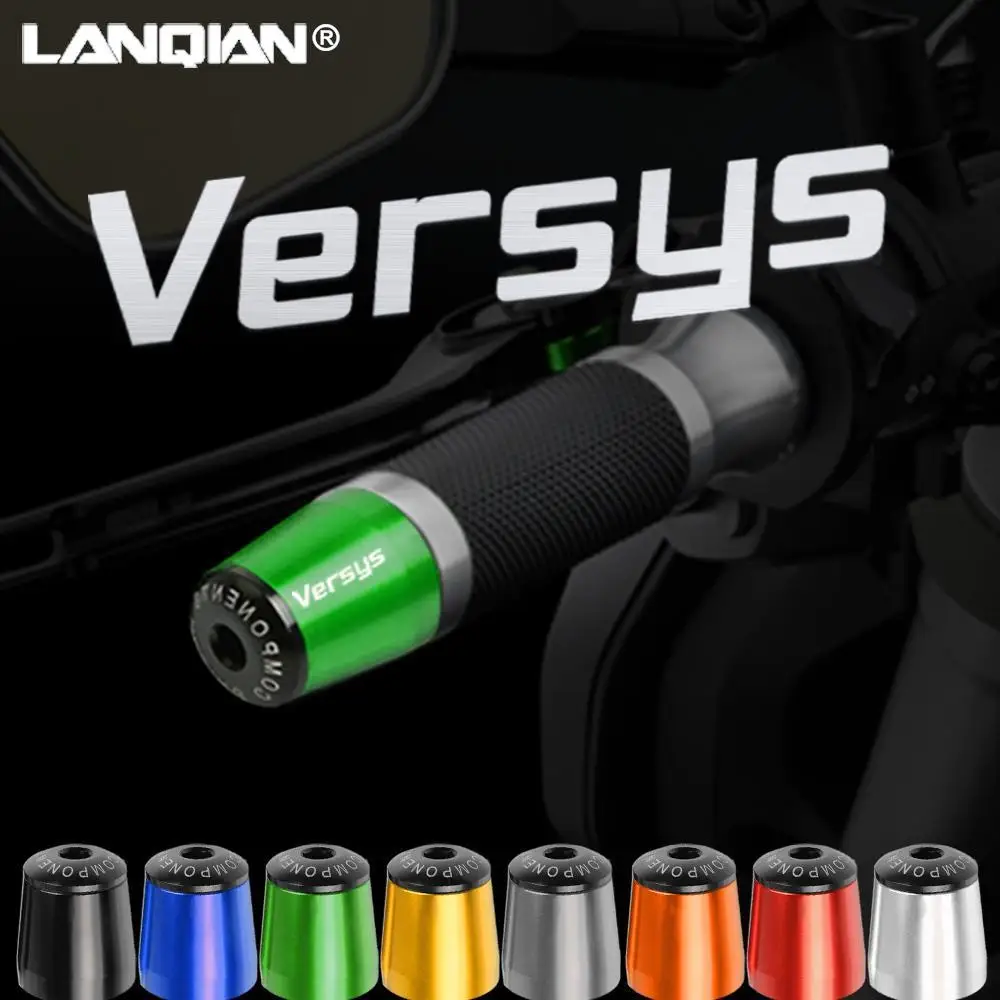 

Motorcycle Handlebar Caps Handle Bar Grips Ends Plug For Kawasaki VERSYS 650CC VERSYS 1000 VERSYS-X 250 300 Accessories