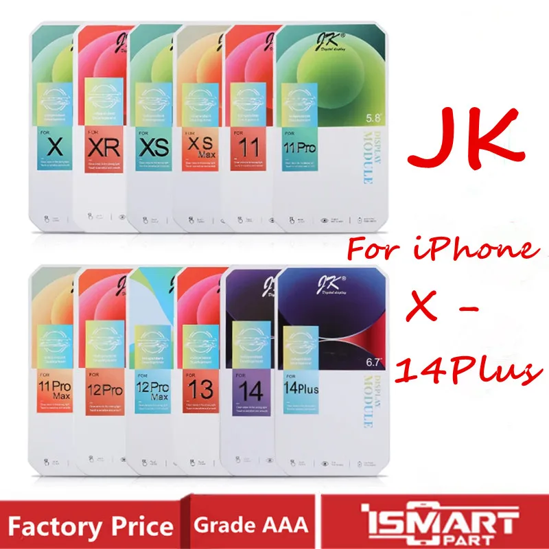 JK Soft OLED Incell для iPhone X XS XR 11 12 Pro Max 13 14 Plus ЖК-дисплей с сенсорным дигитайзером в сборе