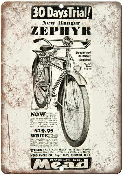 

Zephyr Me Cycle Company Ragner Tin Sign art wall decoration,vintage aluminum retro metal sign, 1
