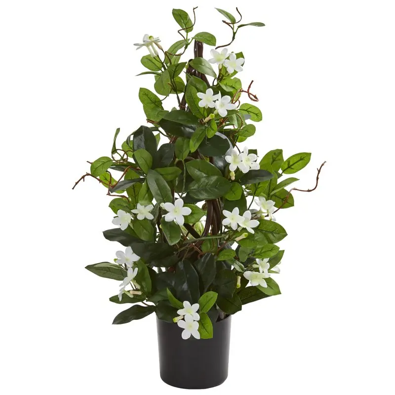 

24" Stephanotis Artificial Climbing Plant, White