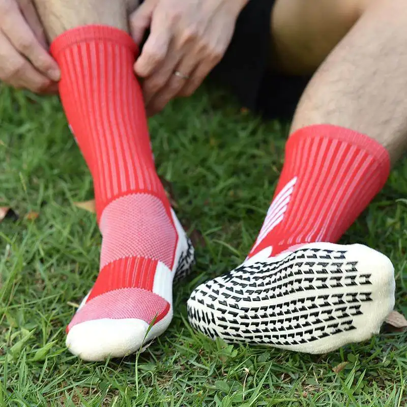Нескользящие футбольные носки для взрослых молодежи детей хорошее качество