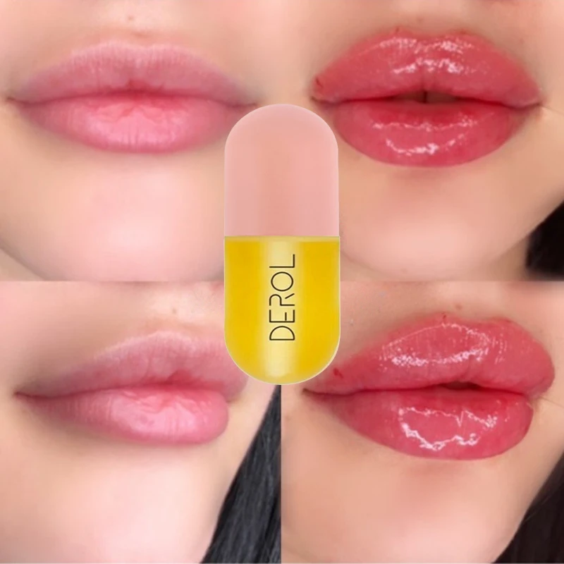 

1PCS Moisturizing Lip Care Plumper Serum Promote Lips Luster Clear Gloss Hydratant Lasting Lip Plumper Lipstick Lip Gloss Makeup
