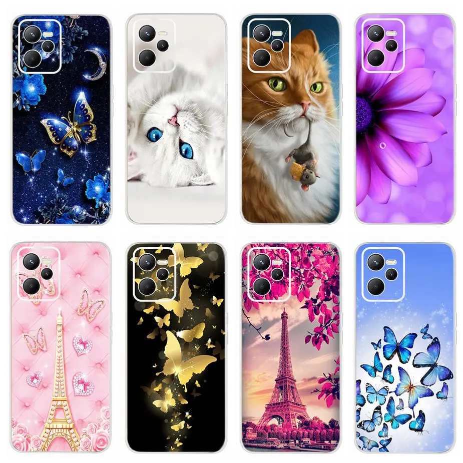 Новинка 2022 Модный мягкий силиконовый чехол для Realme C35 телефона Oppo C 35 RMX3511 RealmeC35