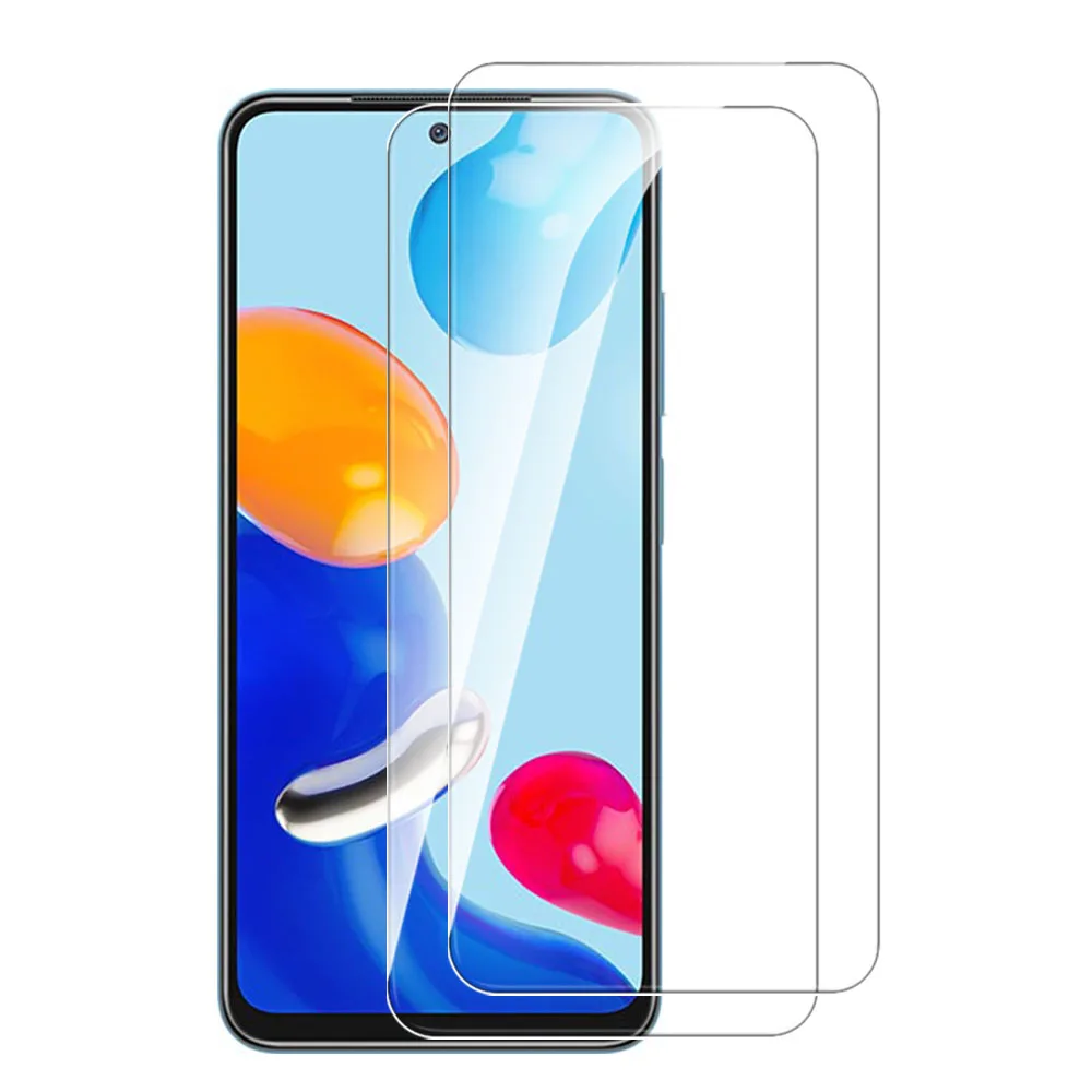 

2Pcs Tempered Protective Glass For Xiaomi Redmi Note 11 Pro Screen Protector Redme 10 9 9S 10S 11S 10A 10C 9A 9C NFC Cover Film