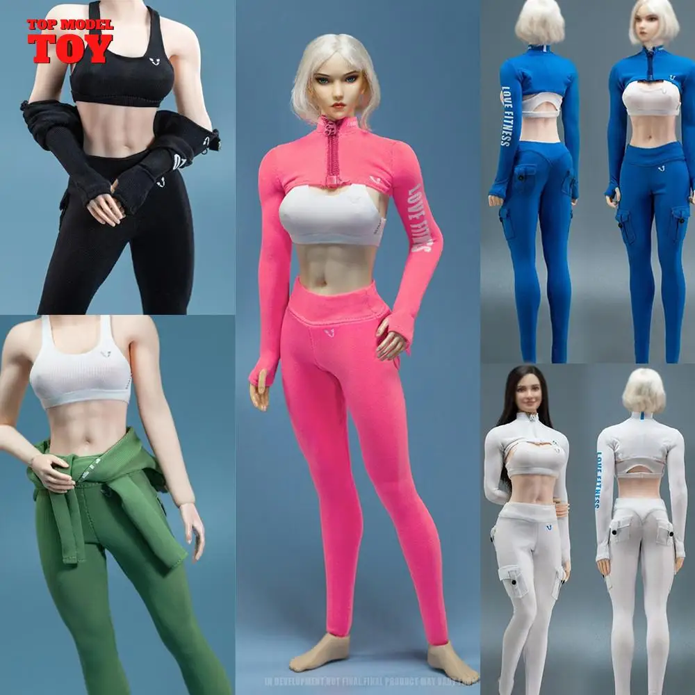 Бокс-студия 1/6 BOX-001 Спортивная одежда для йоги модель спортивной одежды подходит