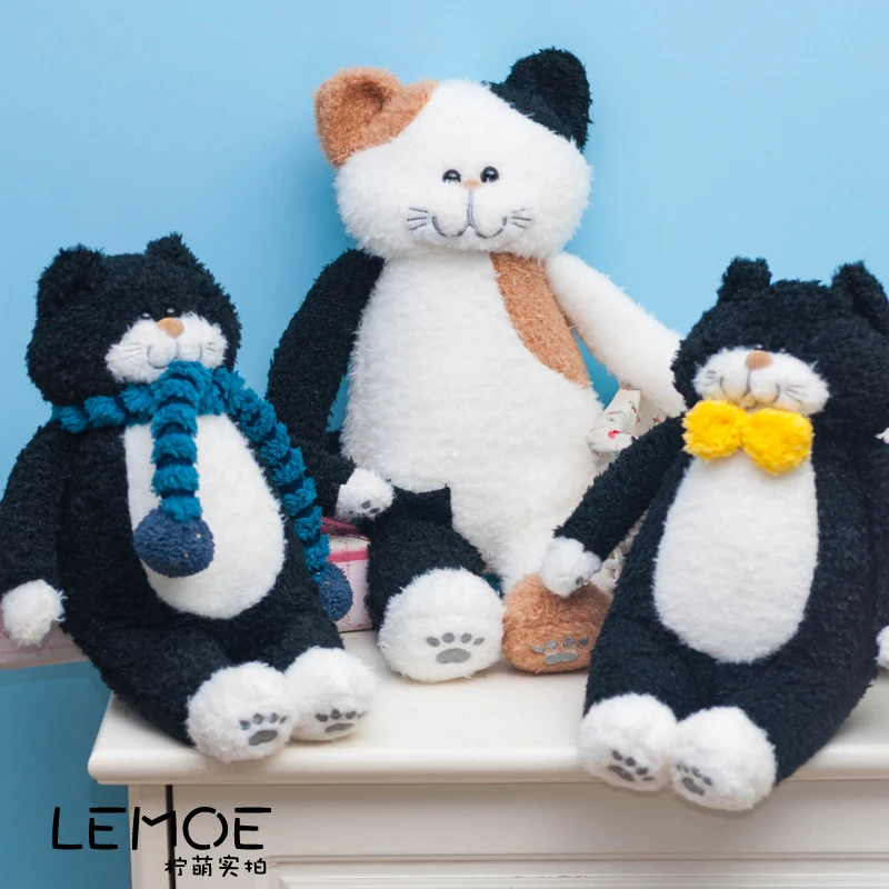 Симпатичная плюшевая игрушка Candice guo мультяшный женский шарф кошка calico котенок