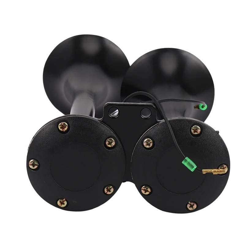 12 В/24 В 178DB Универсальный супер громкий черный двойной Гудок воздушный гудок для