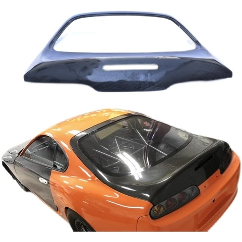 Подходит для Toyota Supra Mk4, модифицированная OEM задняя крышка из углеродного волокна, объемная крышка