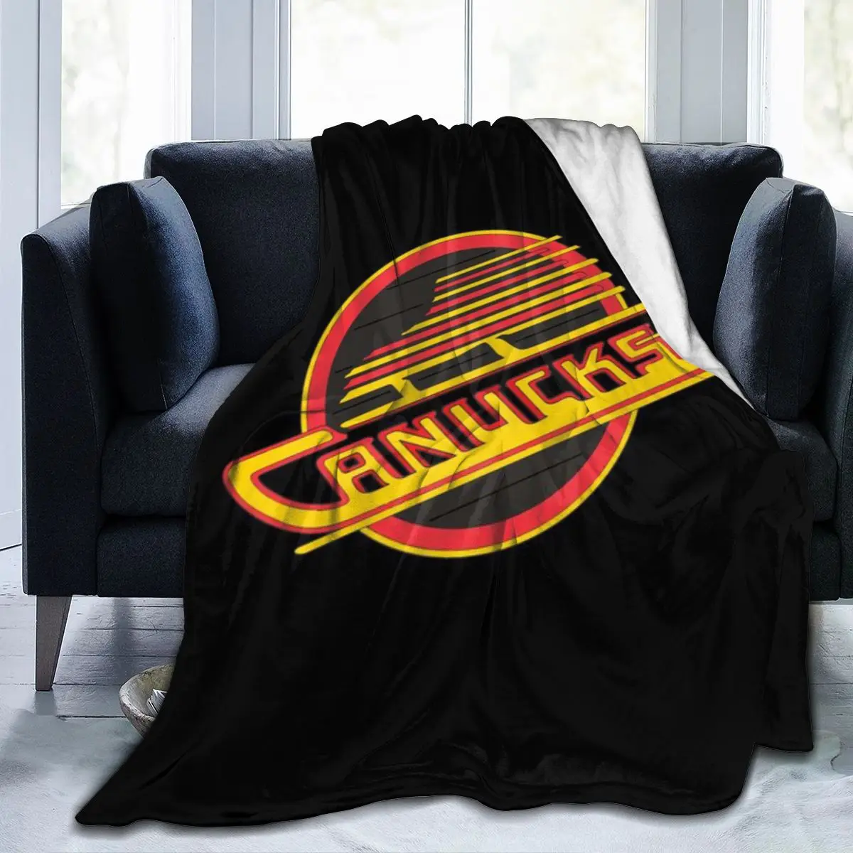 Canucks-vancouver Ультрамягкое одеяло из микрофлиса