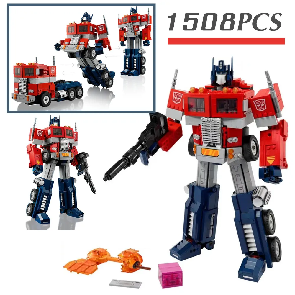 

1508PCS TransformationCar 10302 Deformation Building DIY Model Blocks for Kids