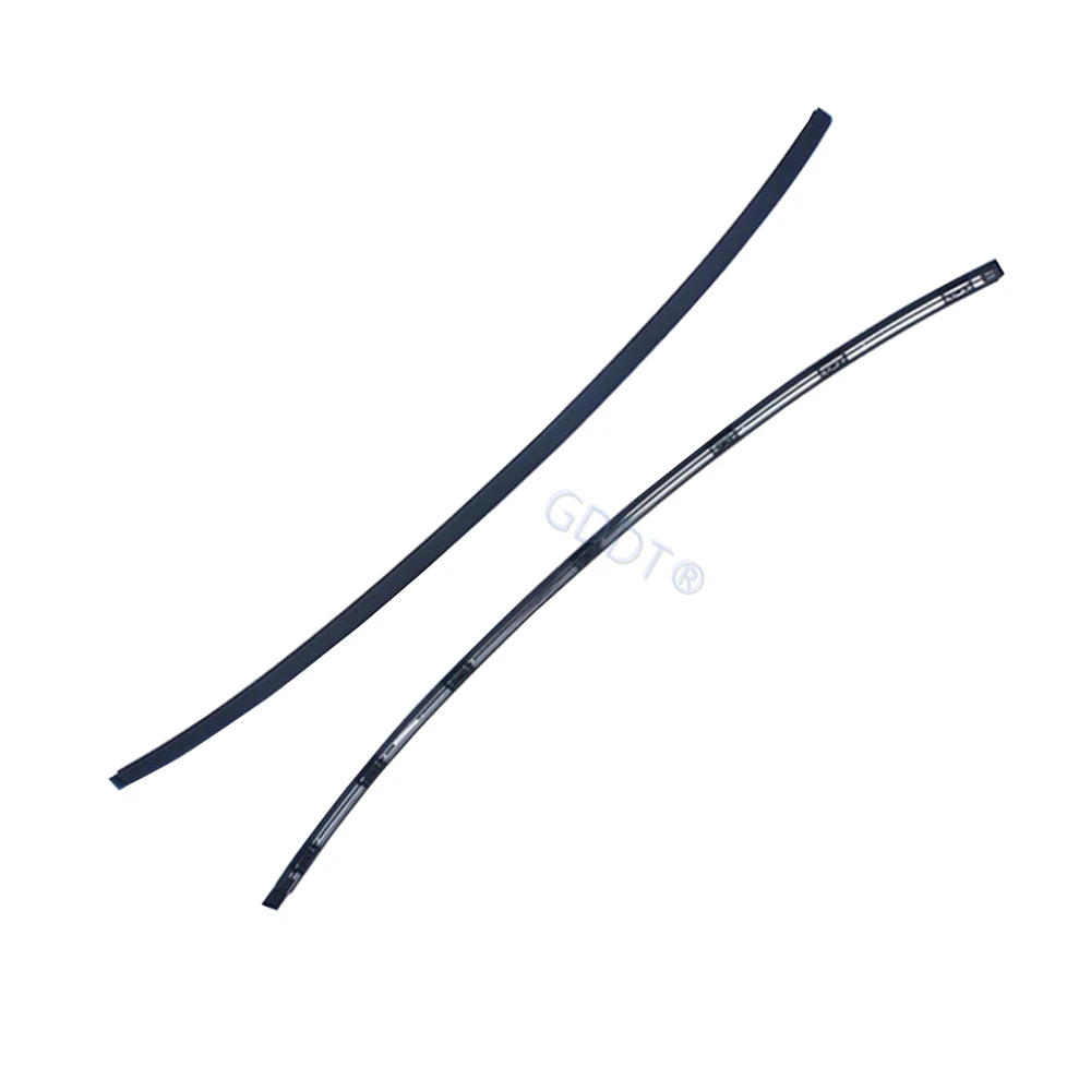 

2 Pieces Roof Rubber Cover for Lancer Gt Roof Drip Mould with Clips for Evo Rain Gutter for Asx Roof Drip Moulding for Fortis