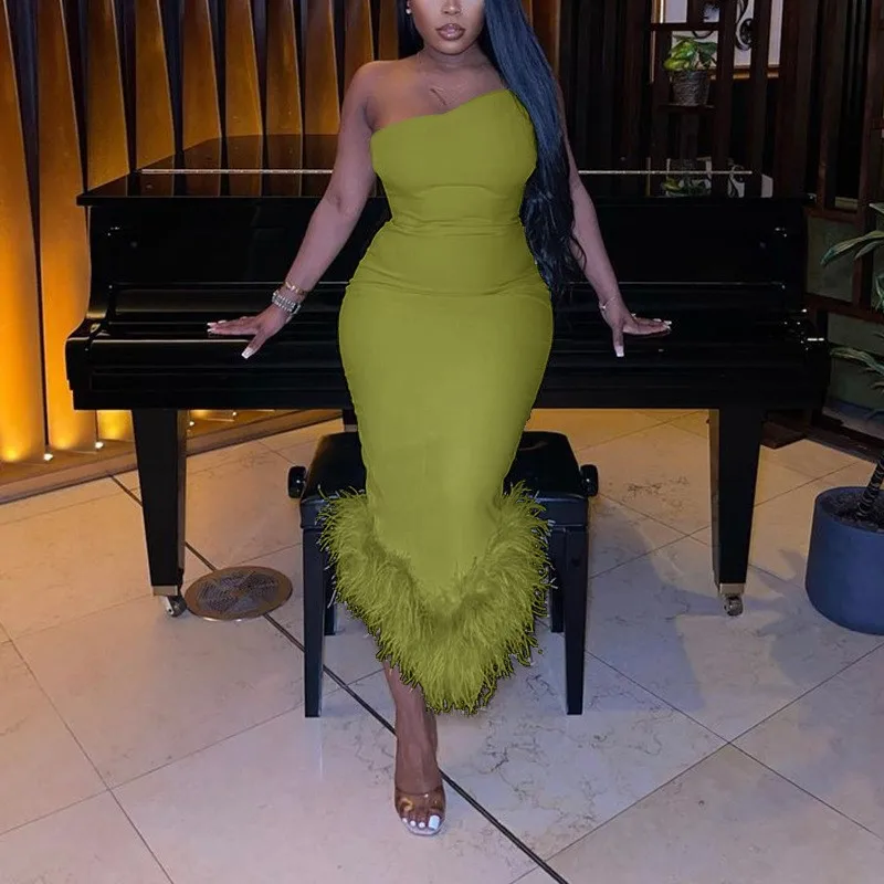 

Парео для пляжного платья накидка купальник 2023 женский сексуальный Спайс вязаный на одно плечо Шея женский однотонный спандекс закрытый лето