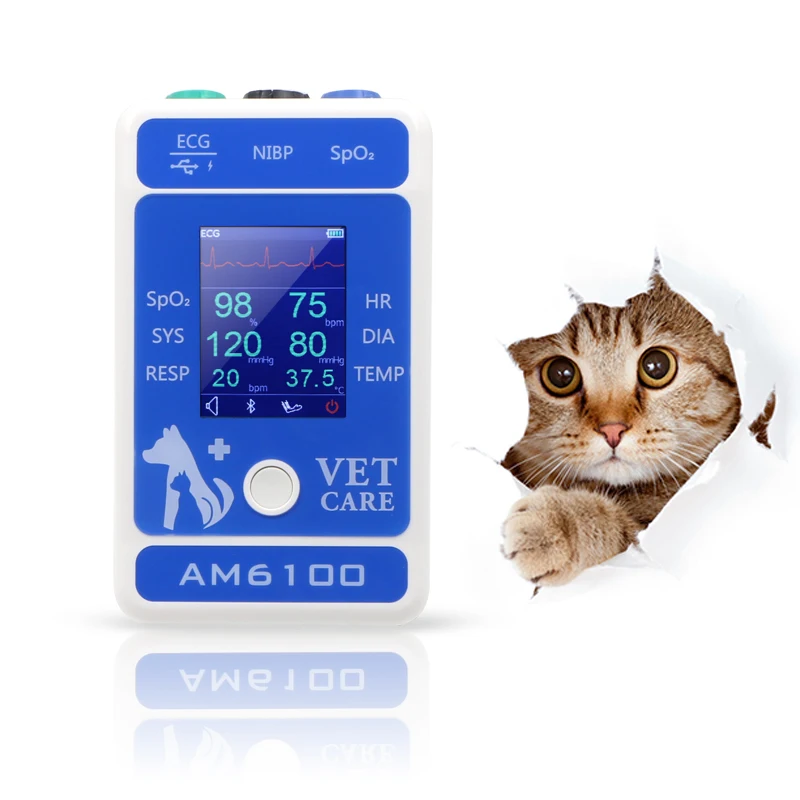 

AM6100 animal hospital medical equipment veterinary patient Monitor