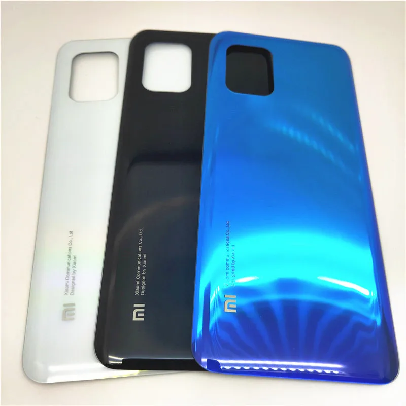 Заднее стекло для Xiaomi Mi 10 Lite Mi10 5G задняя панель Крышка батарейного отсека