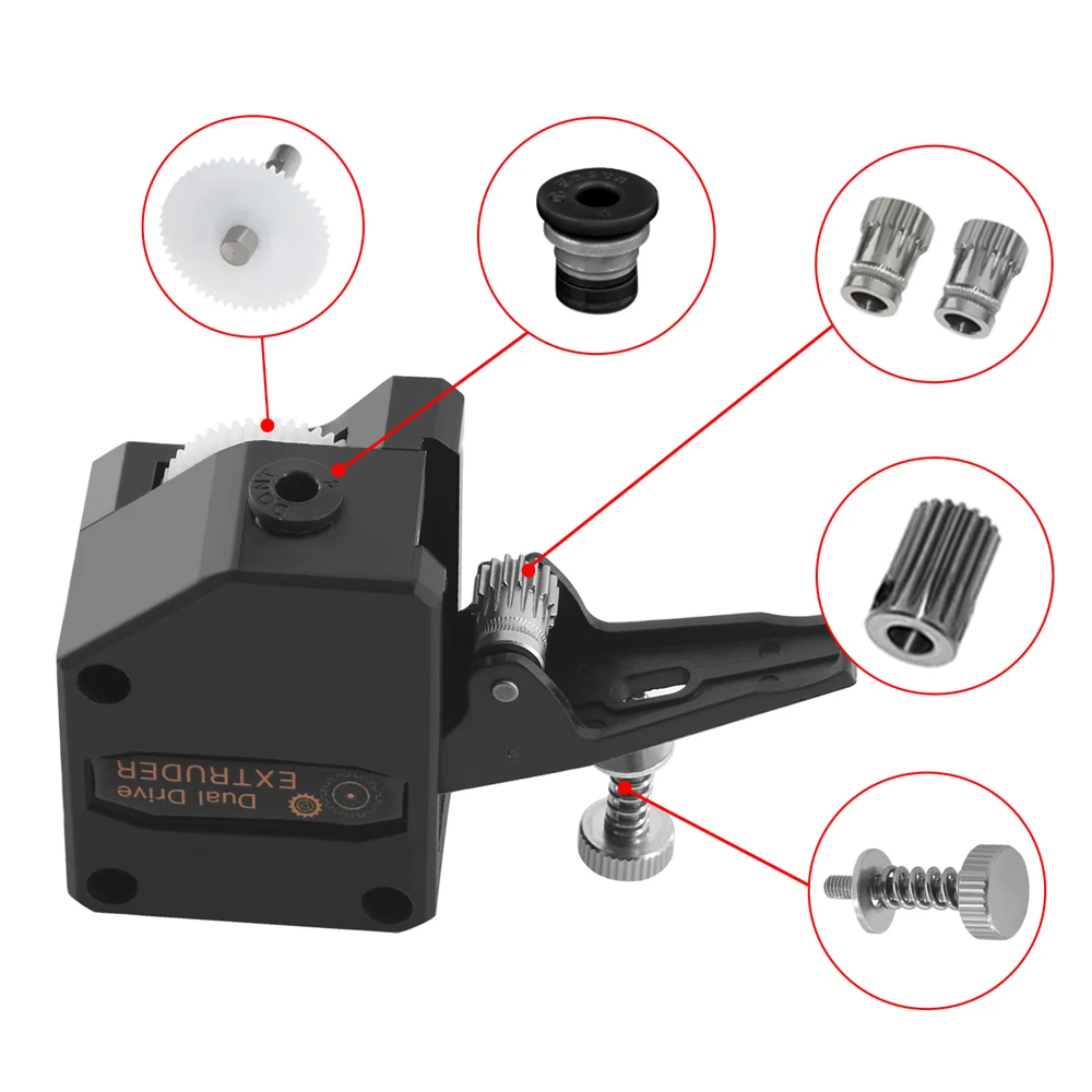 3D-принтер MK8 Extruder Clone Dual Drive upgrade Боуден-экструдер 1 75 мм нить для 3D-принтера CR10 Ender 3