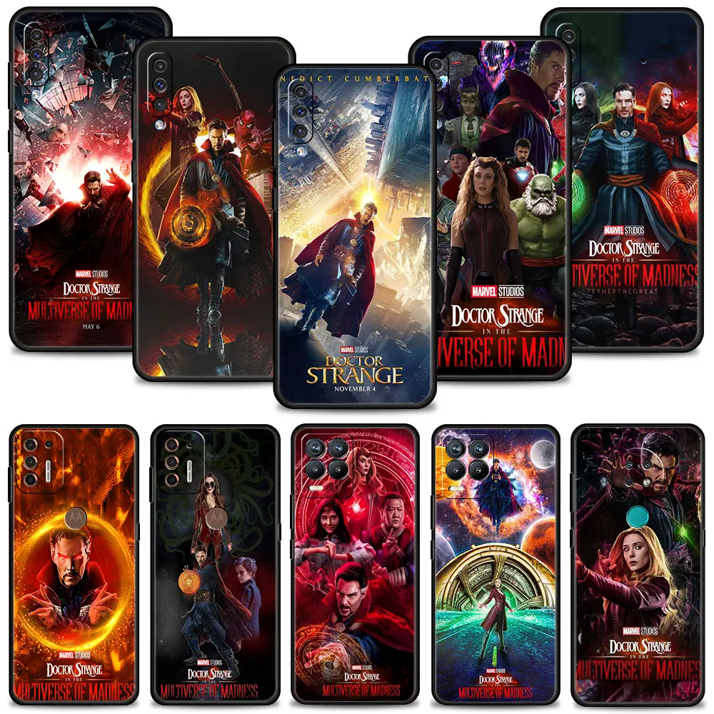 Чехол для Samsung A50 A30 A70 для Moto G60 G30 G9 Play One Fusion G8 Power для Realme C3 8 7 Marvel Доктор Странный алый ведьма Чехол для Samsung A50 A30 A70 для Moto G60 G30 G9 Play One Fusion G8 Power для Realme C3 8 7 Marvel Доктор Странный алый ведьма