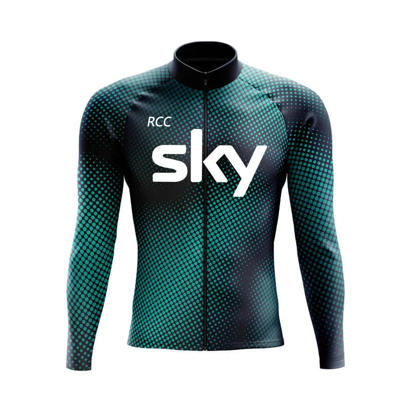 Мужской Велосипедный Трикотаж RCC SKY 2024 Топ С Длинными Рукавами Для Горного