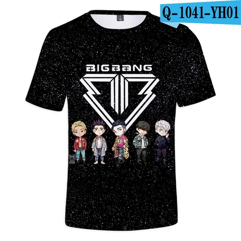 BIGBANG Футболка Kpop G DRAGON T.O.P футболка женская мужская летняя футболка с коротким рукавом Корейская популярная модная одежда Gdragon для фанатов