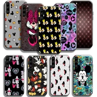 mickey minnie mouse phone case for huawei p smart 2019 2021 p50 p40 p30 p20 pro lite 5g funda silicone cover coque back soft