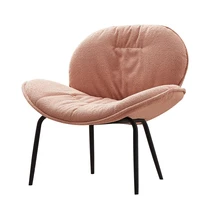 fq nordic lounge sofa chair fabric high backrest leisure chair