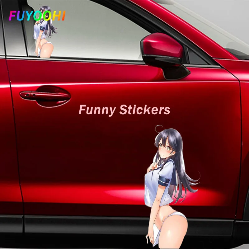 

EARLFAMILY 13cm x 7cm for Ushio Kantai Collection Car Sticker Creative Waterproof Decal Scratch-Proof Laptop Bumper Decoration