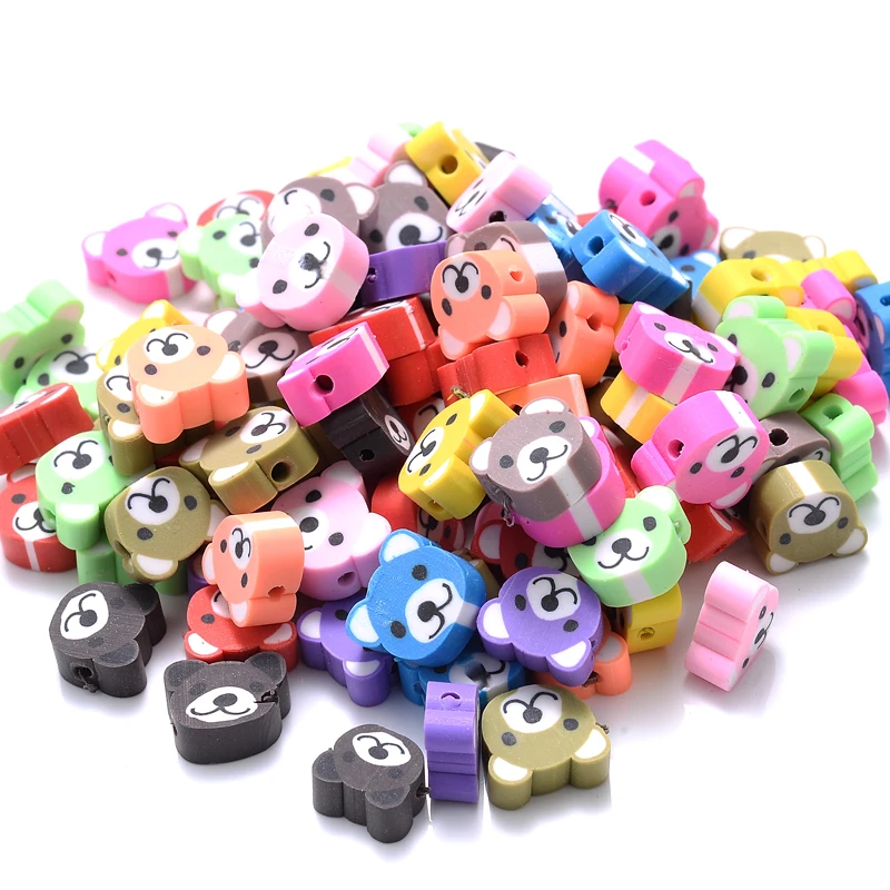 

Бусины из полимерной глины, 50/100/150 шт./лот, около 10 мм