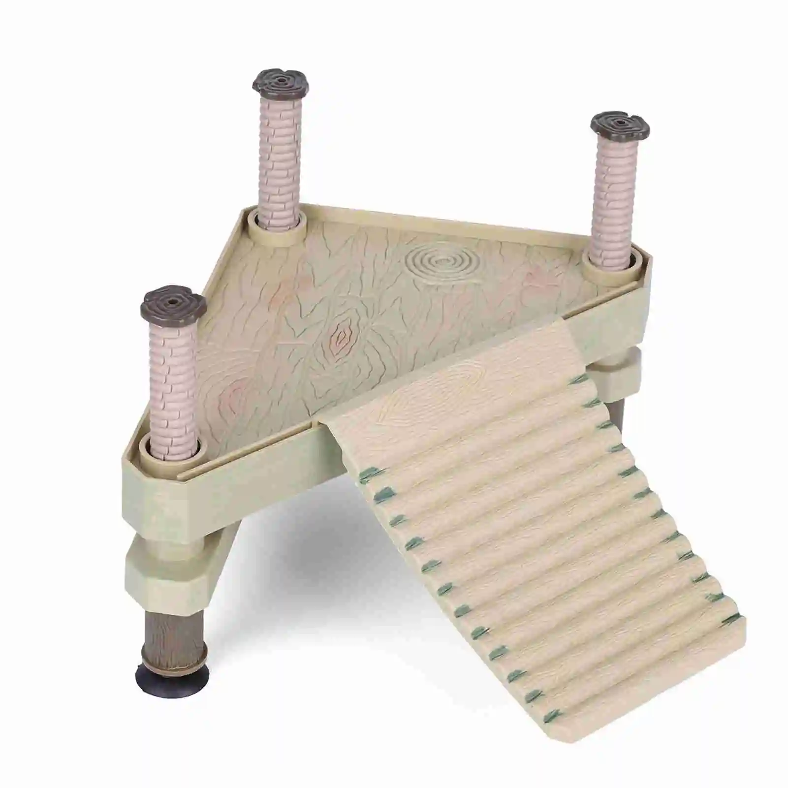 ZK20 Плавающая платформа для рептилий пирс с рампами лестницей украшение