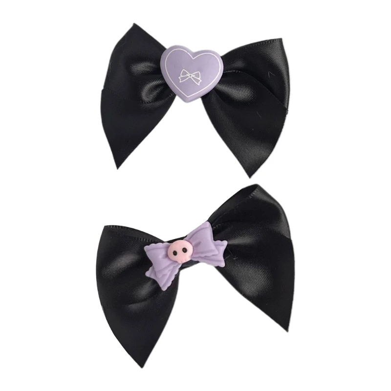 

Anime Character Bowknot Shape Hairpin Hot Girl Headwear New Year Party Hair Clip