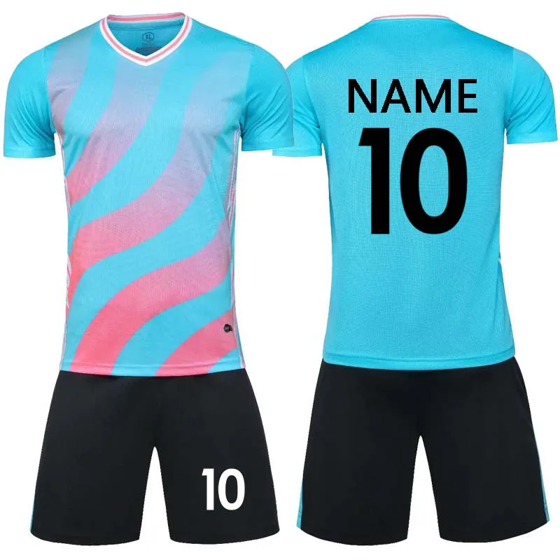 

Blank Adult Kids Football Jerseys Set survetement Football Kit Men Child Futbol Training Uniforms Set maillot foot Team Customiz