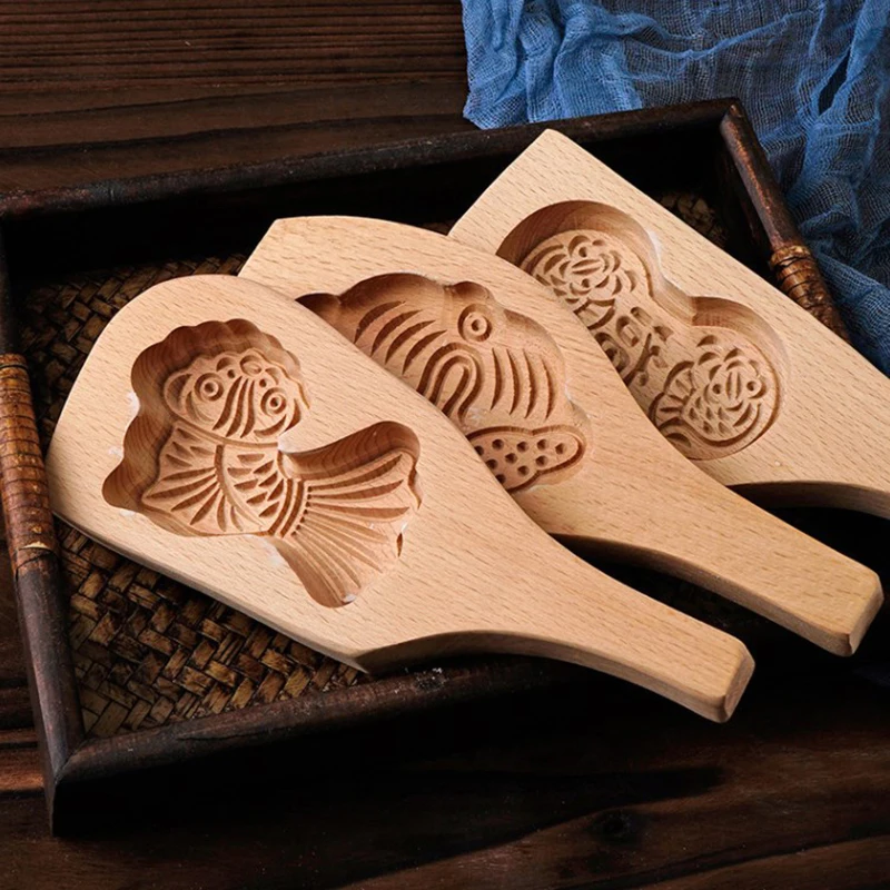 

Creative Donut Wooden Baking Mold Cake Decoration Accessories Wooden Mould Fondant Molds for Baking Accessories Chocolate Mould