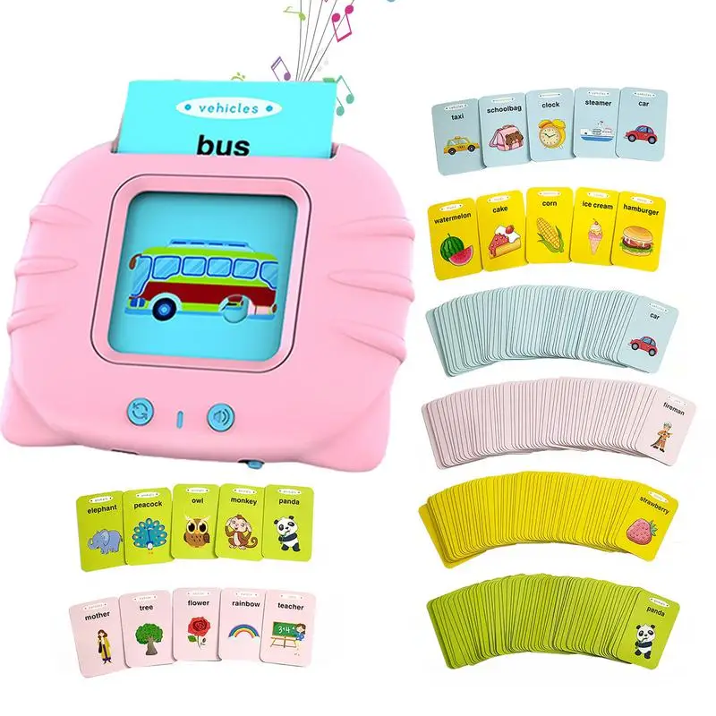 

Childhood Early Intelligent Education Audio Card Reading Learning English Machine For Toddlers 2-7 Years Old