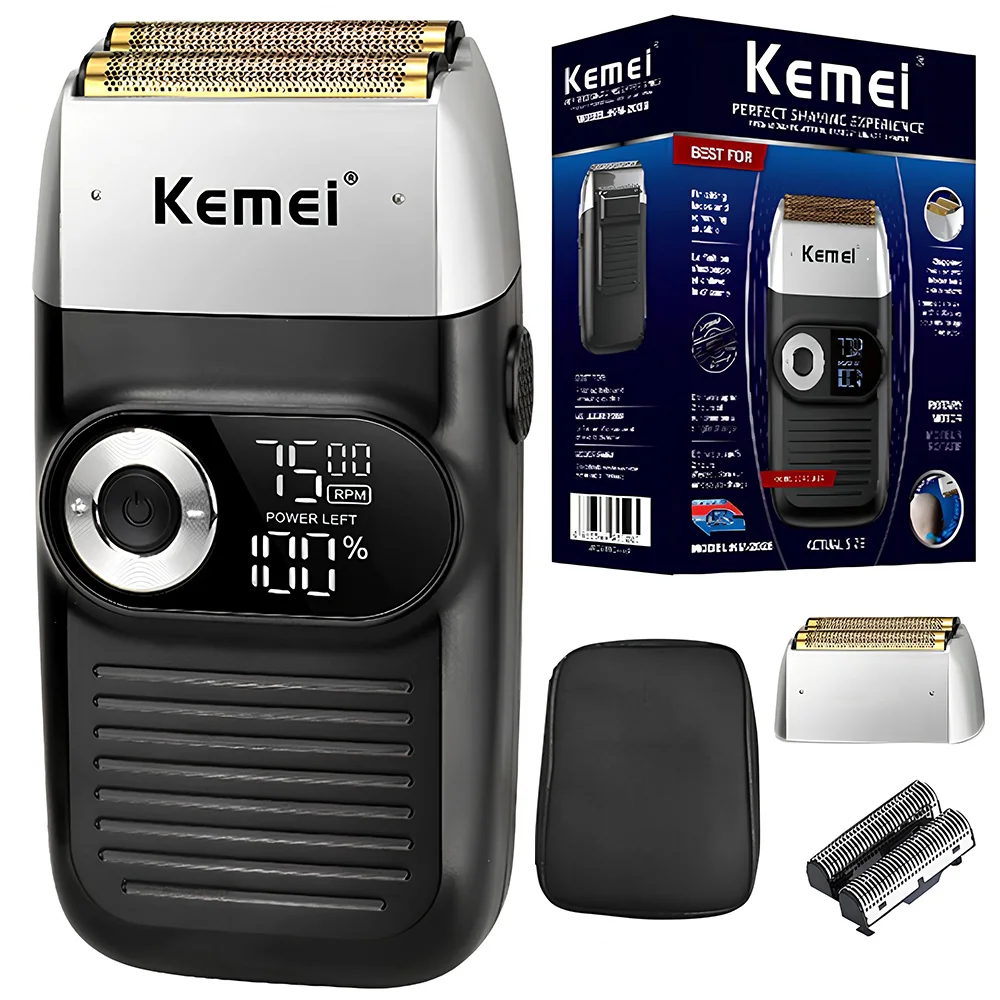 For Men Hair Beard Electric Razor Balds Head Shaving Machine Finishing Fades