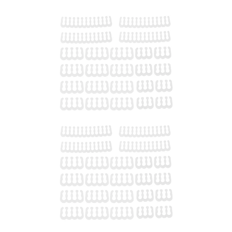 

48PCS/Lot PC Cable Comb Motherboard 24Pin 8Pin 6Pin Cable Comb For Computer Gesleeved Up To 3.4 Mm White
