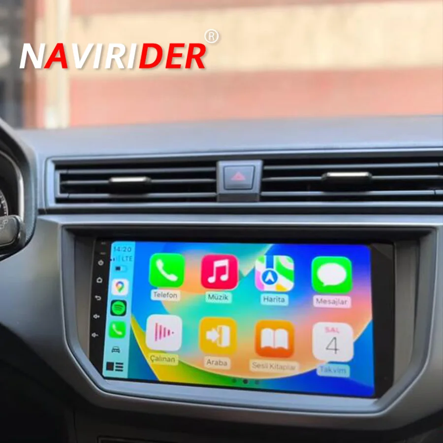 Для Seat Ibiza Arona 2017 2019 2020 беспроводной CarPlay Android AI голосовой автомобильный