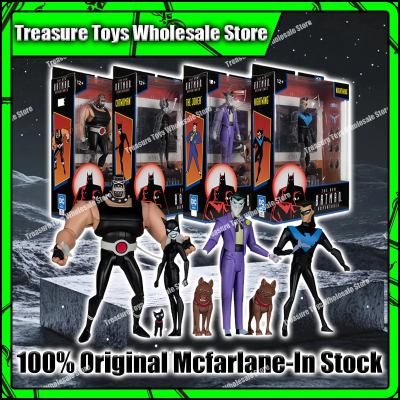 Mcfarlane Toys Dc Multiverse The New Batman Adventures Bane Catwoman Nightwing Joker Аниме Фигурки Игрушки Подарки