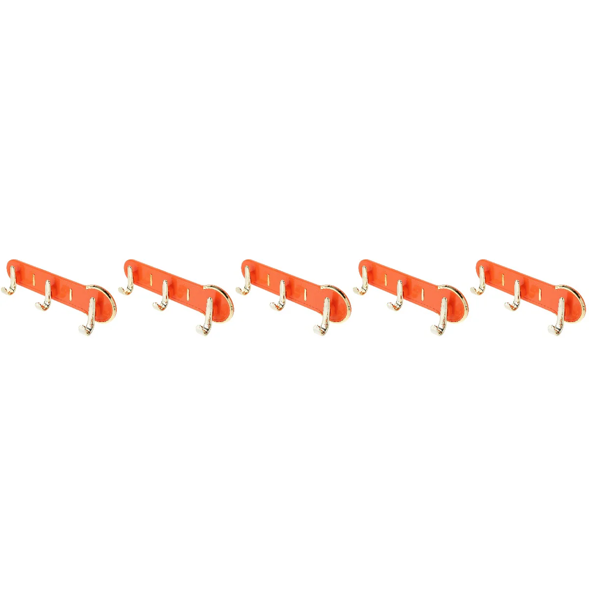 

5pcs Keychain Rack Coat Hook Rack Wall Mount Hook Towel Wall Hanger for Bedroom Bathroom Hallway