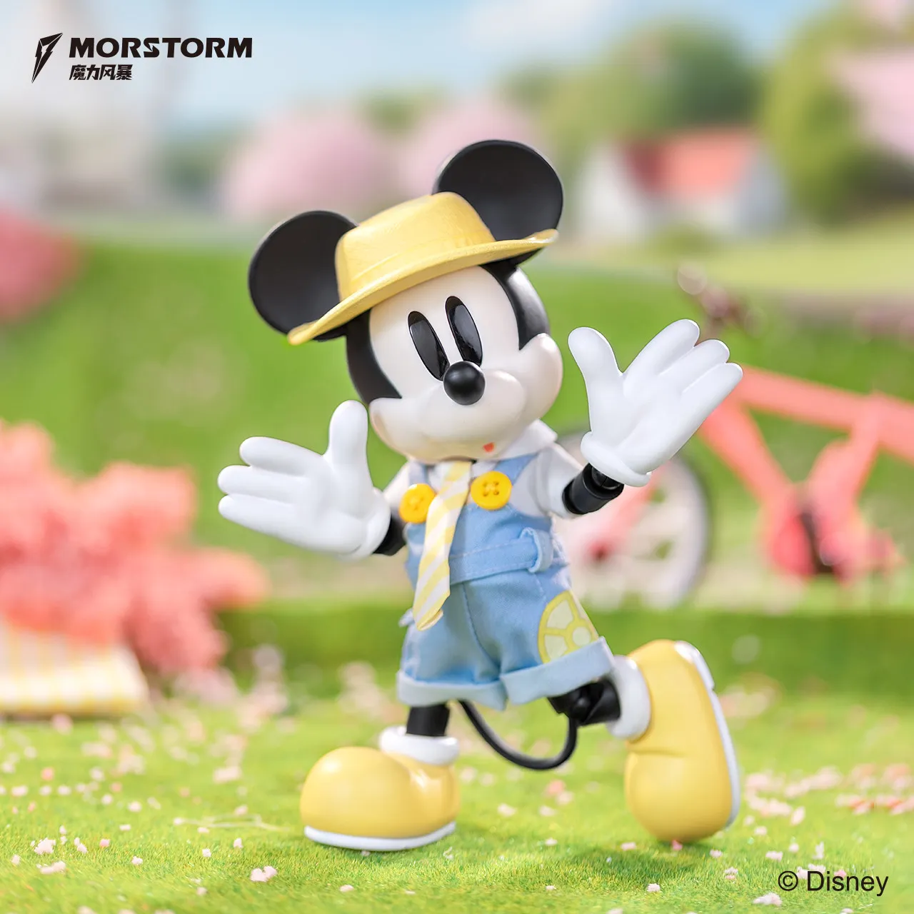 Фото Коллекционная подвижная фигурка Микки и Минни Маус от Morstorm Disney, модная игрушка, настольное украшение, коллекционный предмет для взрослых, для демонстрации №5