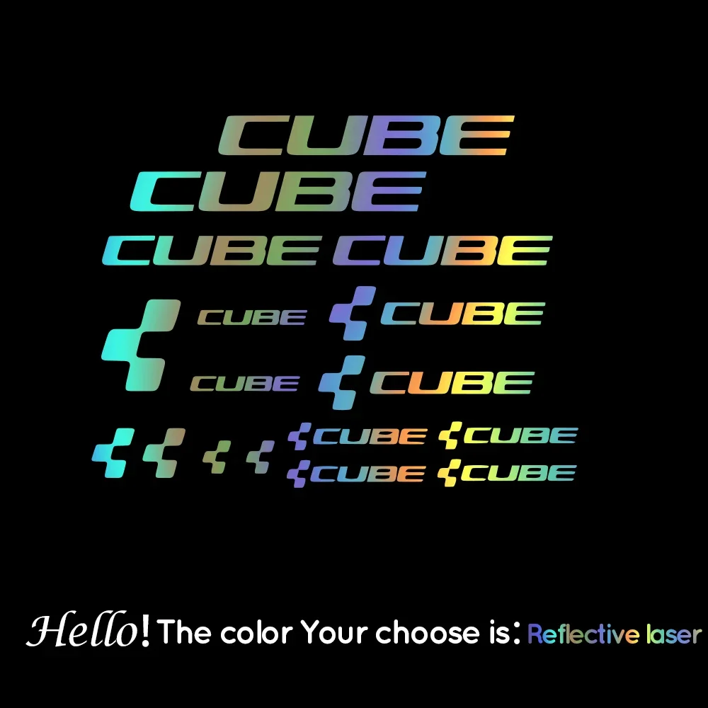 Наклейки для рамы велосипеда светоотражающие комплекты наклеек 40 см