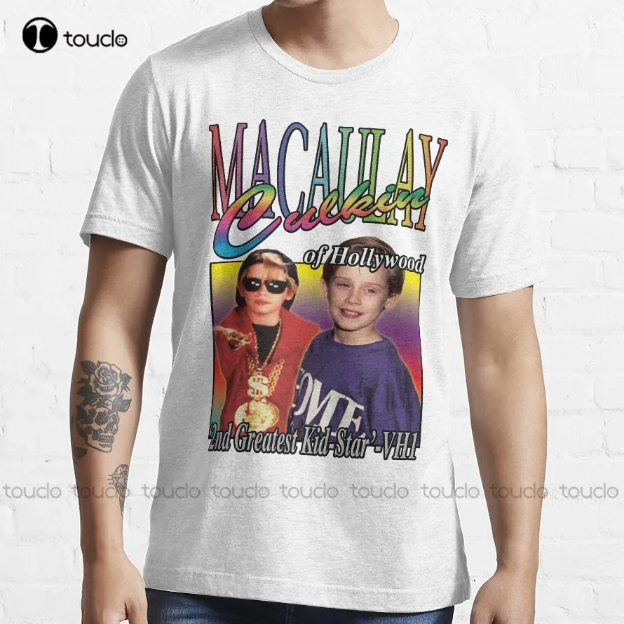 

MACAULAY CULKIN 90s VINTAGE T-SHIRT New T-Shirt Christmas Gift Digital Printing Tee Shirts Xs-5Xl Fashion Tshirt Summer Unisex