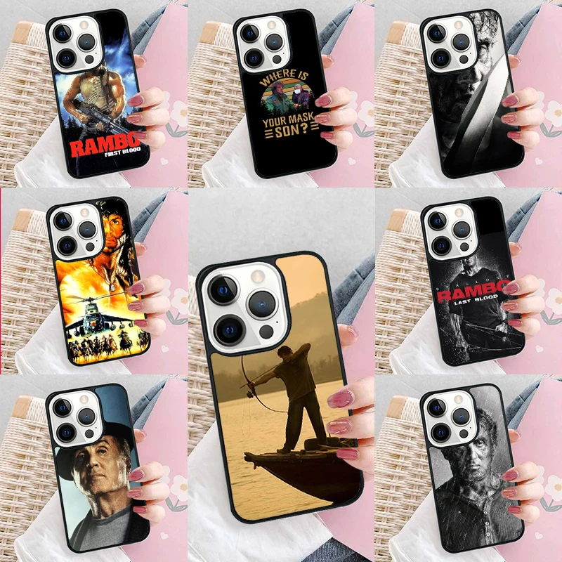 Первый кровь Джон дж. Мягкий чехол Rambo для телефона iPhone 16 Promax 15 Pro 13 14 Plus 11 12 Mini XR XS MAX