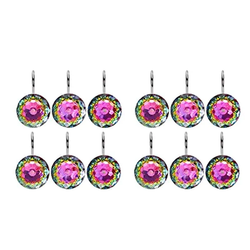 

12 шт., декоративные занавески для душа, в ванную комнату