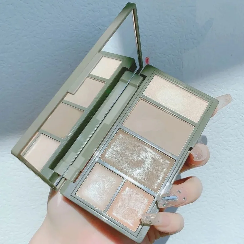 

All-in-one Multi-function Matte Shadow Nose Shadow Concealer High-gloss Repair Plate Lasting Natural Face Makeup