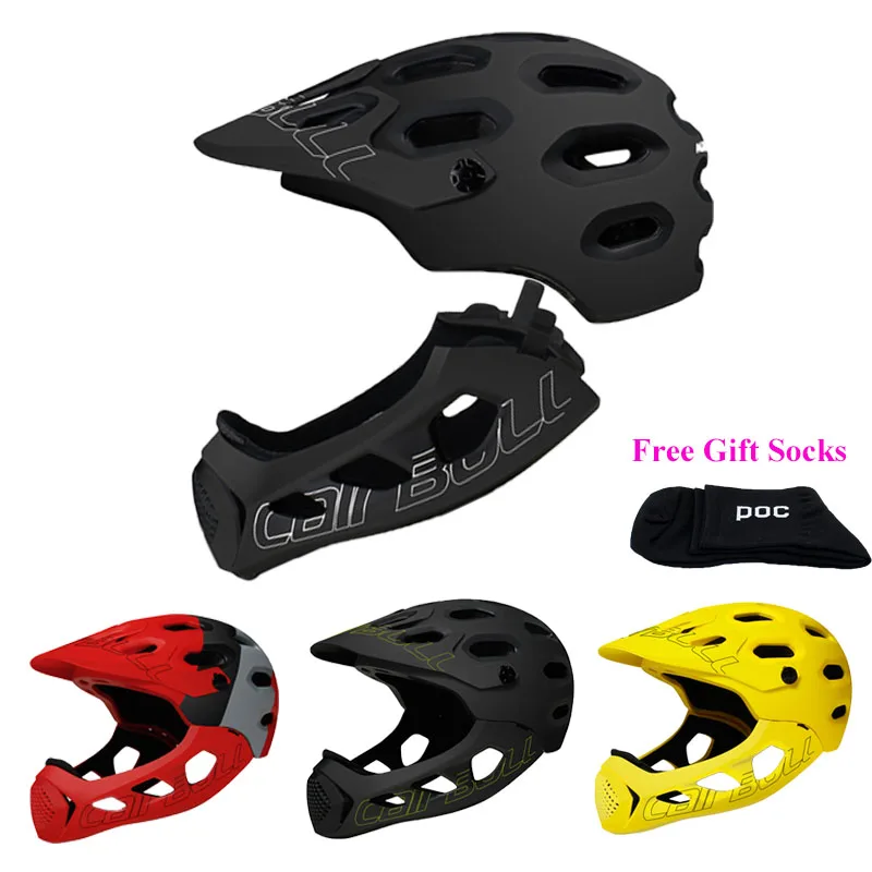 

Cairbull Full-face Cycling Helmet Adult Men's Mountain Cross Country Downhill Helmet Lightweight Integrated Molded Sports Safety
