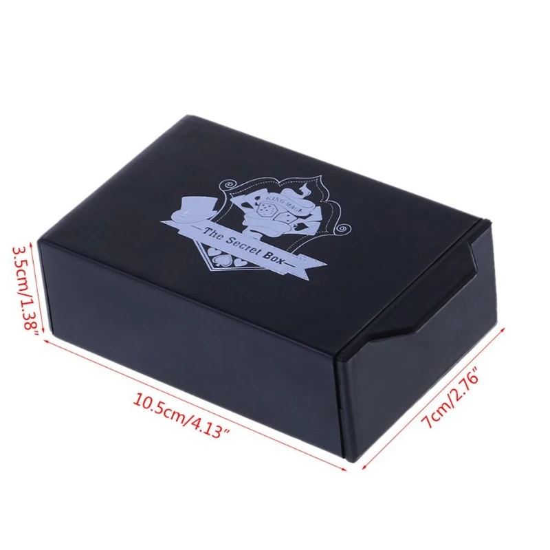 

Q6PD 4.13x2.76x1.38in Funny Magic Vanished Box Trick Toy Plastic Made Relieve Stress Props Stage Illusion Mentalism