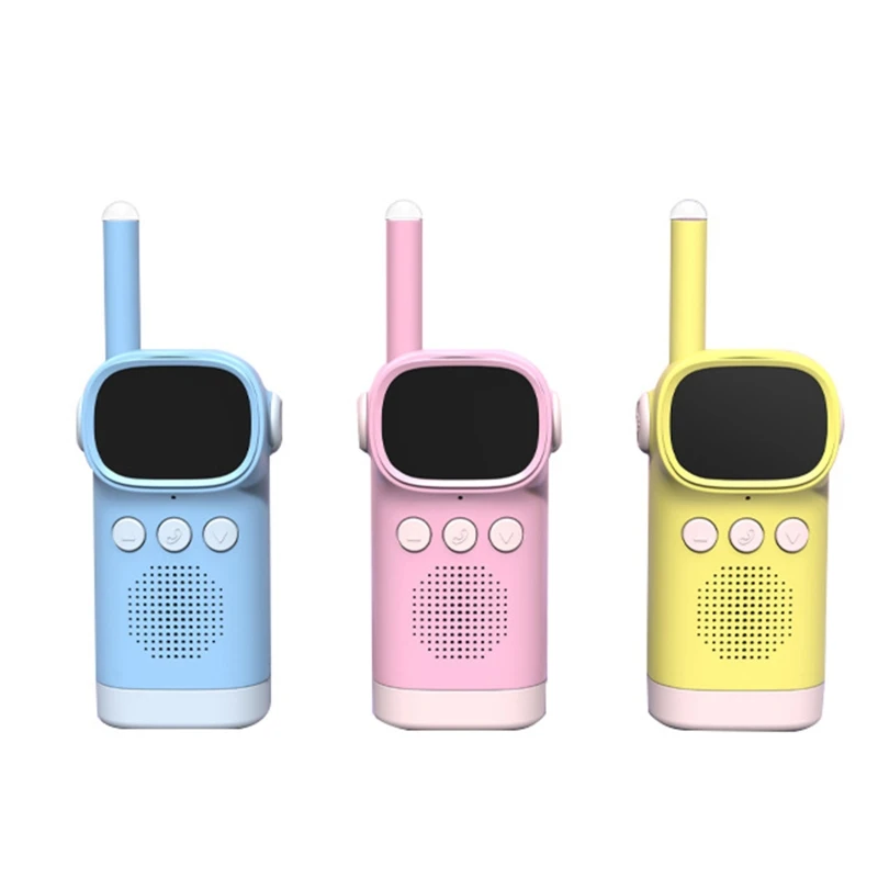 

Mini Cute Kids' Walkie Talkies Clear Sound Wireless Manipulation 2 Way Radio Toy Parents-Child Gift 1-3 Km of Distancs