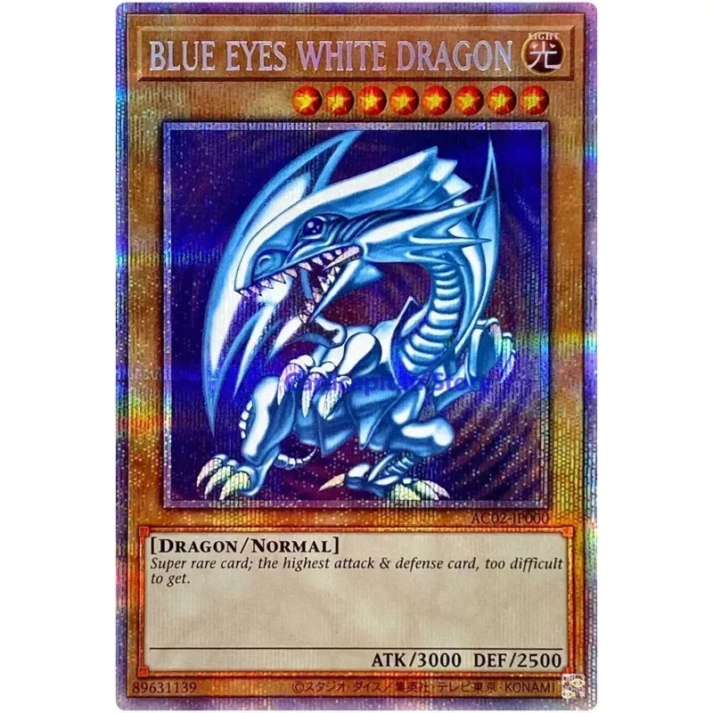 Yu-Gi-Oh Blue-Eyes White Dragon — Prismatic Secret Редкий AC02-JP000 Коллекция карт YuGiOh японский язык